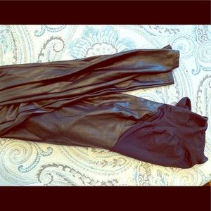 Spanx Mama Faux Leather Leggings Maternity